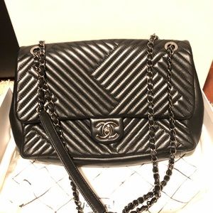Authentic Chanel Lambskin